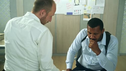 Zoom in View of Detective Taking a Thought