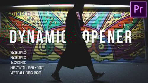 Dynamic Modern Opener with Fast Text Transitions