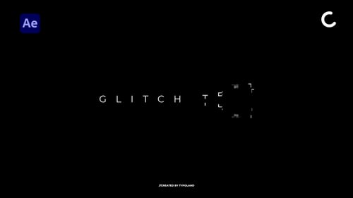 Glitch-Textanimationen