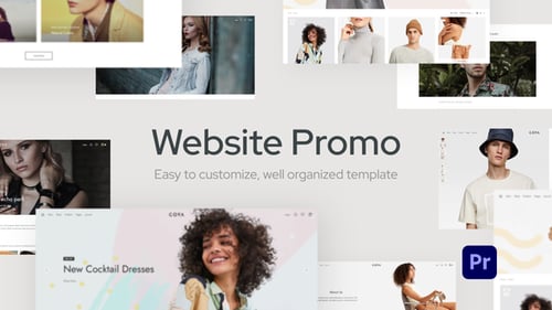 Clean Modern Website Promotion and Presentation Showcase