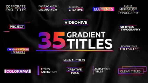 Minimal Gradient Titles