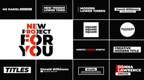 Lower Thirds & Titles | Premiere Pro