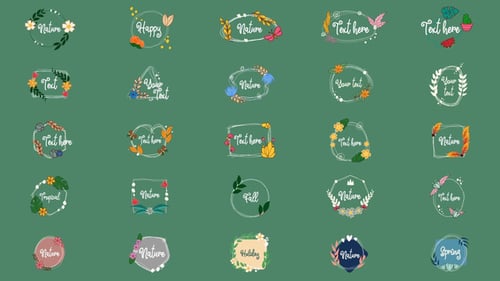 Nature Titles for Premiere Pro MOGRT