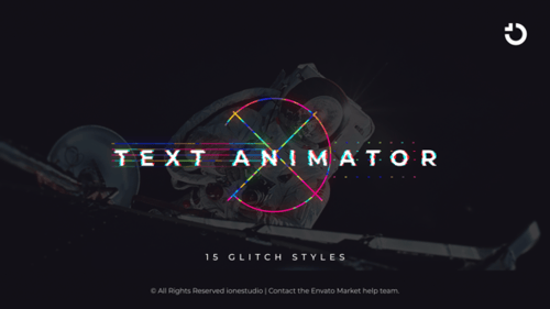 Glitch Text Animator