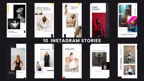 Minimal Fashion Social Media Stories Template