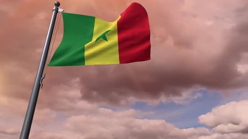 Senegal Flag 4K