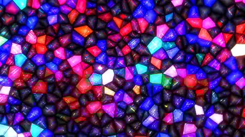 Abstract background 3D liquid lines in a multicolor texture