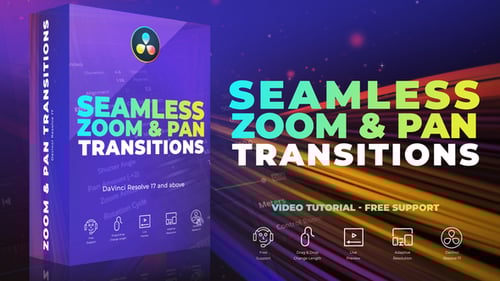 Seamless Zoom and Pan Transitions for Davinci Resolve