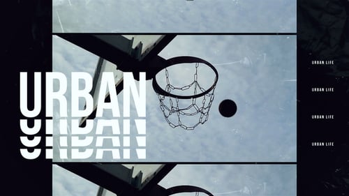 Dynamic Urban Intro with Grunge Texture and Bold Typography