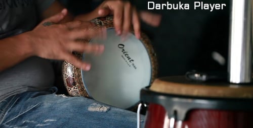 Darbuka-Spieler