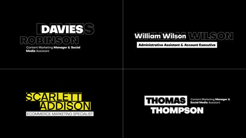 Lower Thirds for After Effects