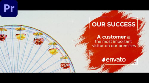 Dynamic Brushstroke Slideshow for Corporate Presentations