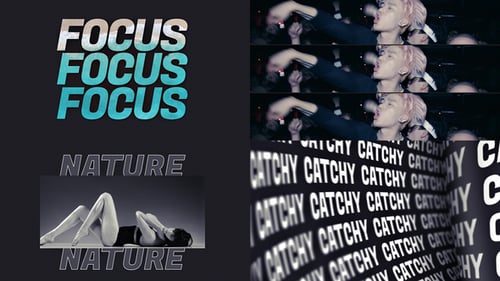 Typography Slideshow For Promo