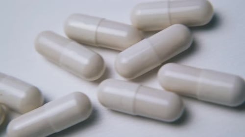 Capsules Panning Macro Footage