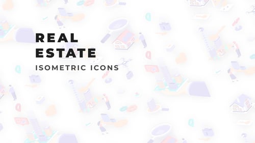Real Estate - Isometric Icons