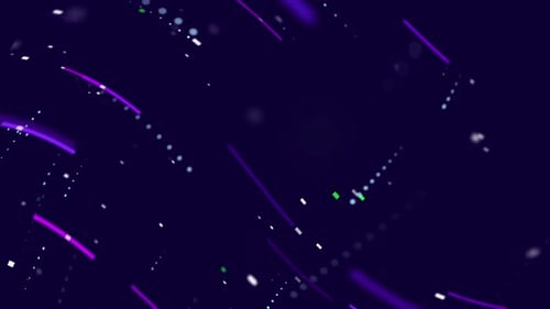 Abstract background with animation moving of lines