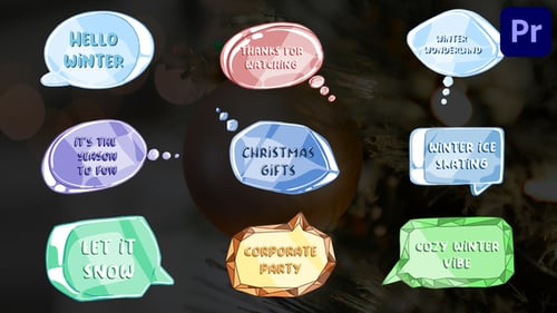Ice Speech Bubbles | Premiere Pro