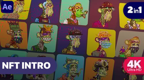 Fast NFT Digital Art Showcase Intro Promo