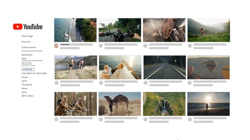 Promoção do Youtube