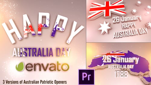 Australia Patriotic Openers - Premiere Pro