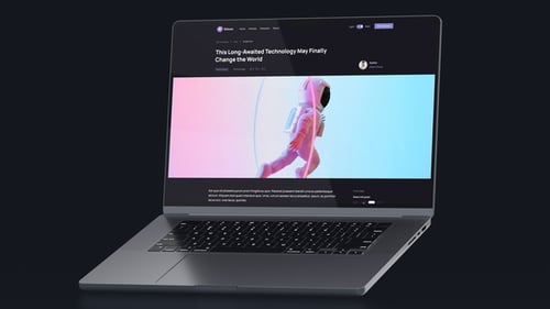 Laptop Mockup - Website Presentation