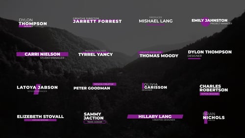 Modern Lower Thirds | After Effects
