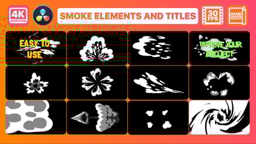 Smoke Pack and Titles for DaVinci Resolve
