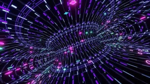 Pulsierendes Disco-Karussell 02