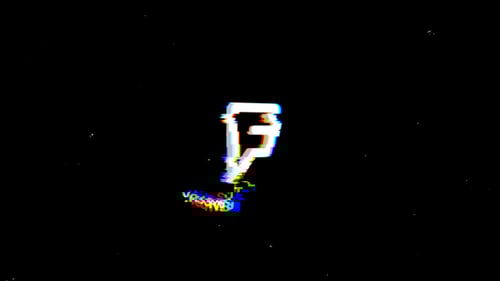 Glitch Logo Reveal Intro