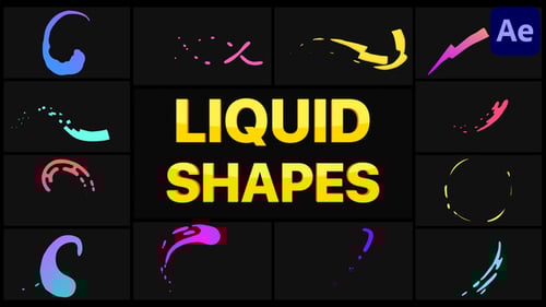 Liquid Shapes | After Effects