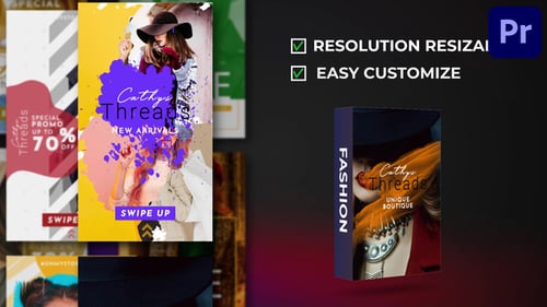 Dynamic Fashion Promo Social Media Ad Stories