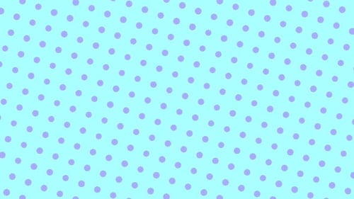 Abstract background polka dots moving around.