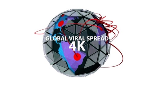 Propagation virale mondiale 4K