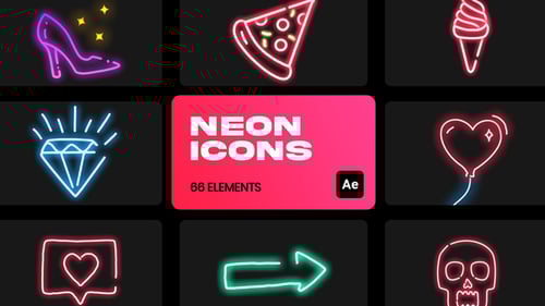 Neon Icons for After Effects