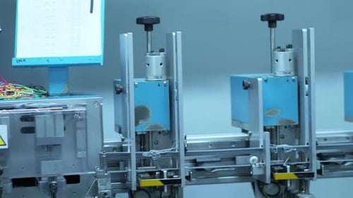 Automatische Maschine arbeitet schnell