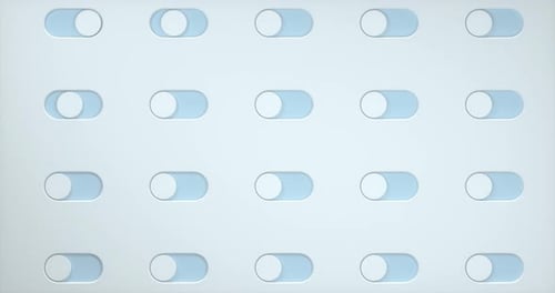 Interruptor deslizante, botón de pantalla táctil.