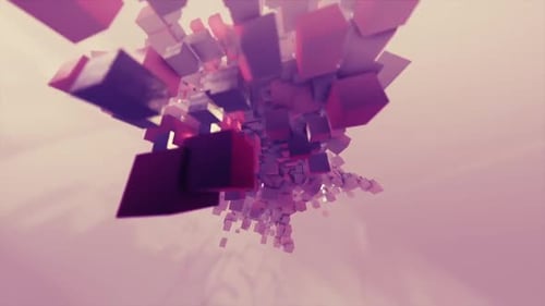 Pink Motion Graphics Background Animation