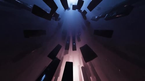 Animation der Schleife des Tunnels