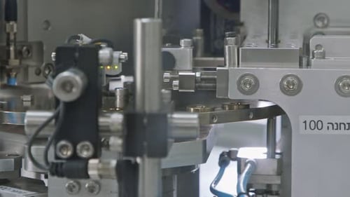 Machine de production avancée automatisée au travail