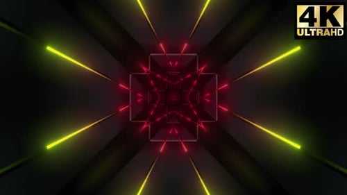 Colorful Neon Vj Loop Pack 4k