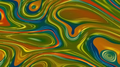 Hypnotic Swirling Fluid Abstract Motion Background Animation