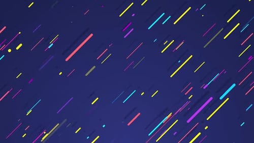 Colorful Abstract Lines Motion Background