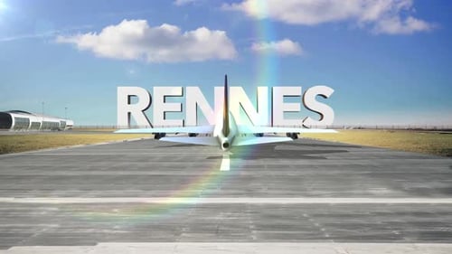 Capitales et villes d'atterrissage d'avions Commercial Rennes
