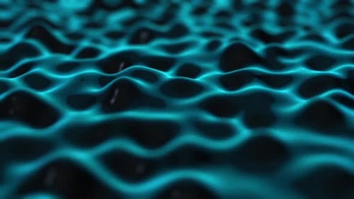 Organic Dark Wavy Liquid Background Loop