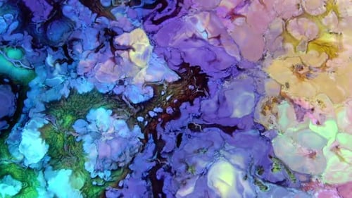 Psychedelischer galaktischer Farbtextur-Hintergrund