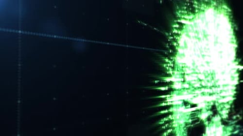 Futuristic Digital Global Network Connection Opener