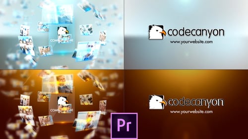 Digital Corporate Logo Reveal with Bright Light Transitions