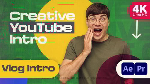 Creative YouTube Intro || Vlog Intro (MOGRT)