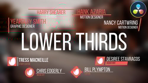 Minimal Lower Thirds