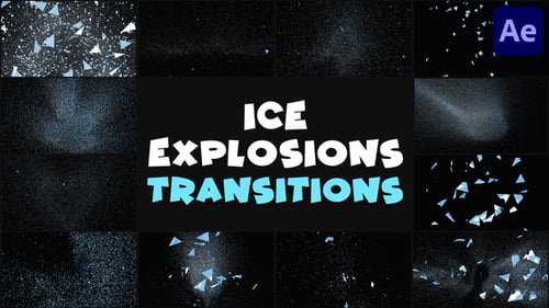 Dynamic Ice Shatter Transition Effects Pack